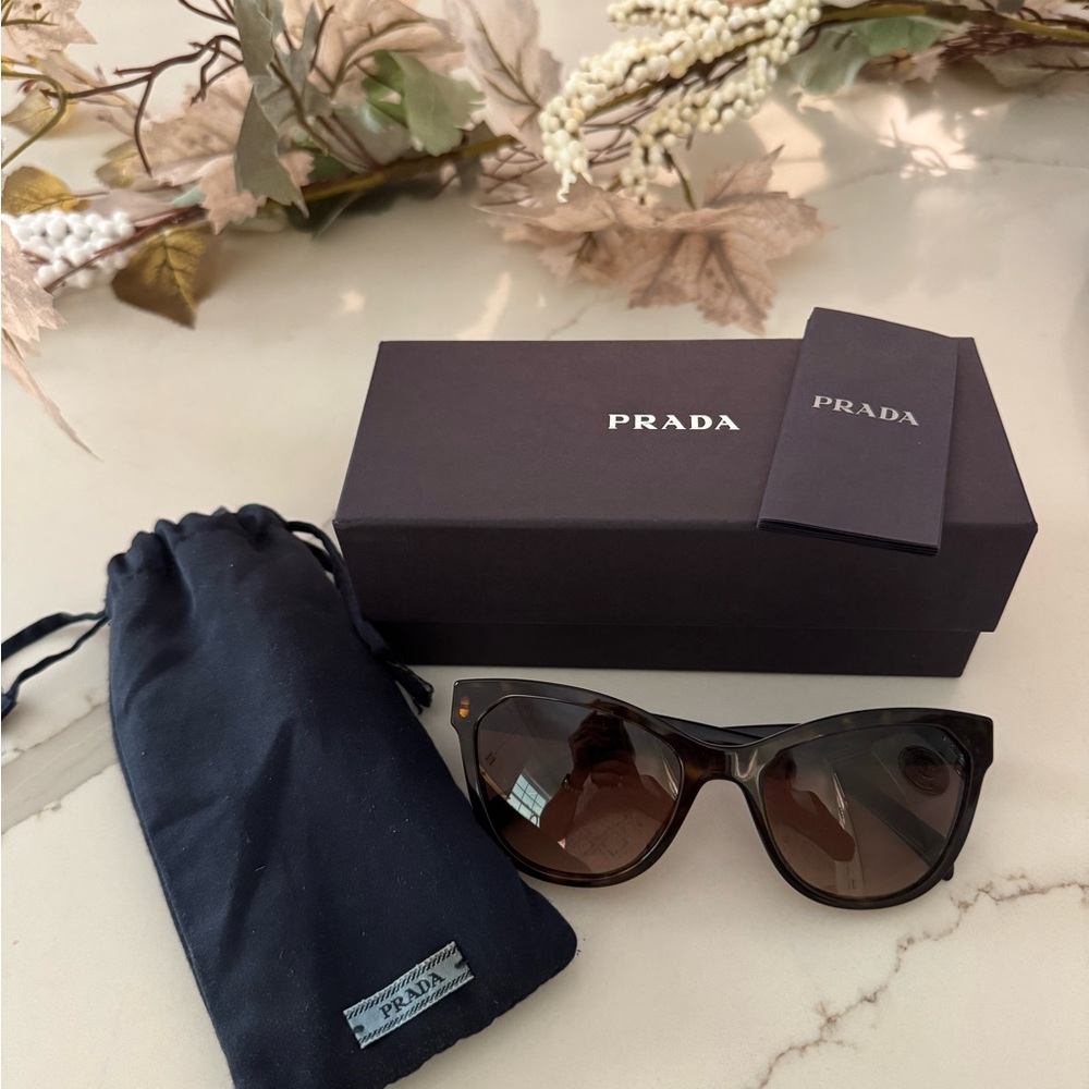 Prada Tortoise Shell Sunglasses